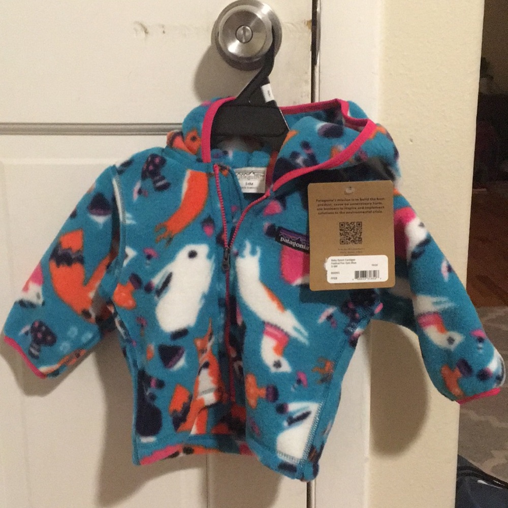 NWT Patagonia baby synchilla cardigan